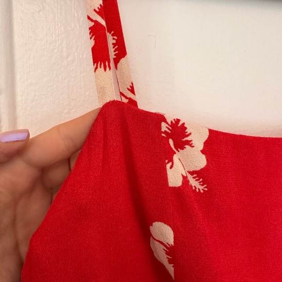 Reformation dress in hibiscus print - Picture 3 of 5